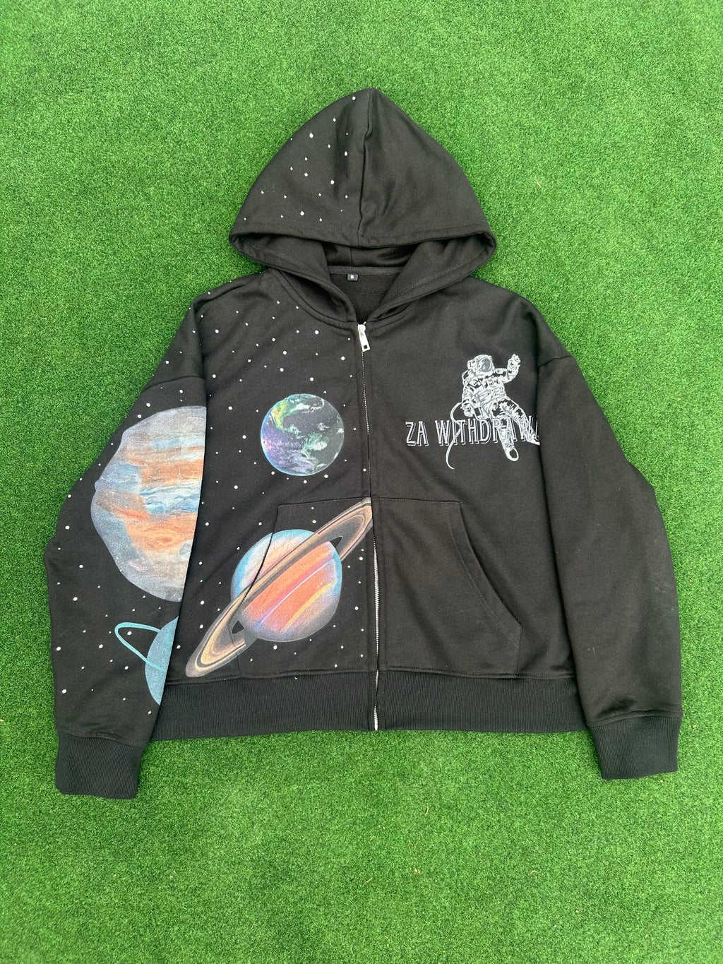 Za Withdrawals Zip Up Hoodie