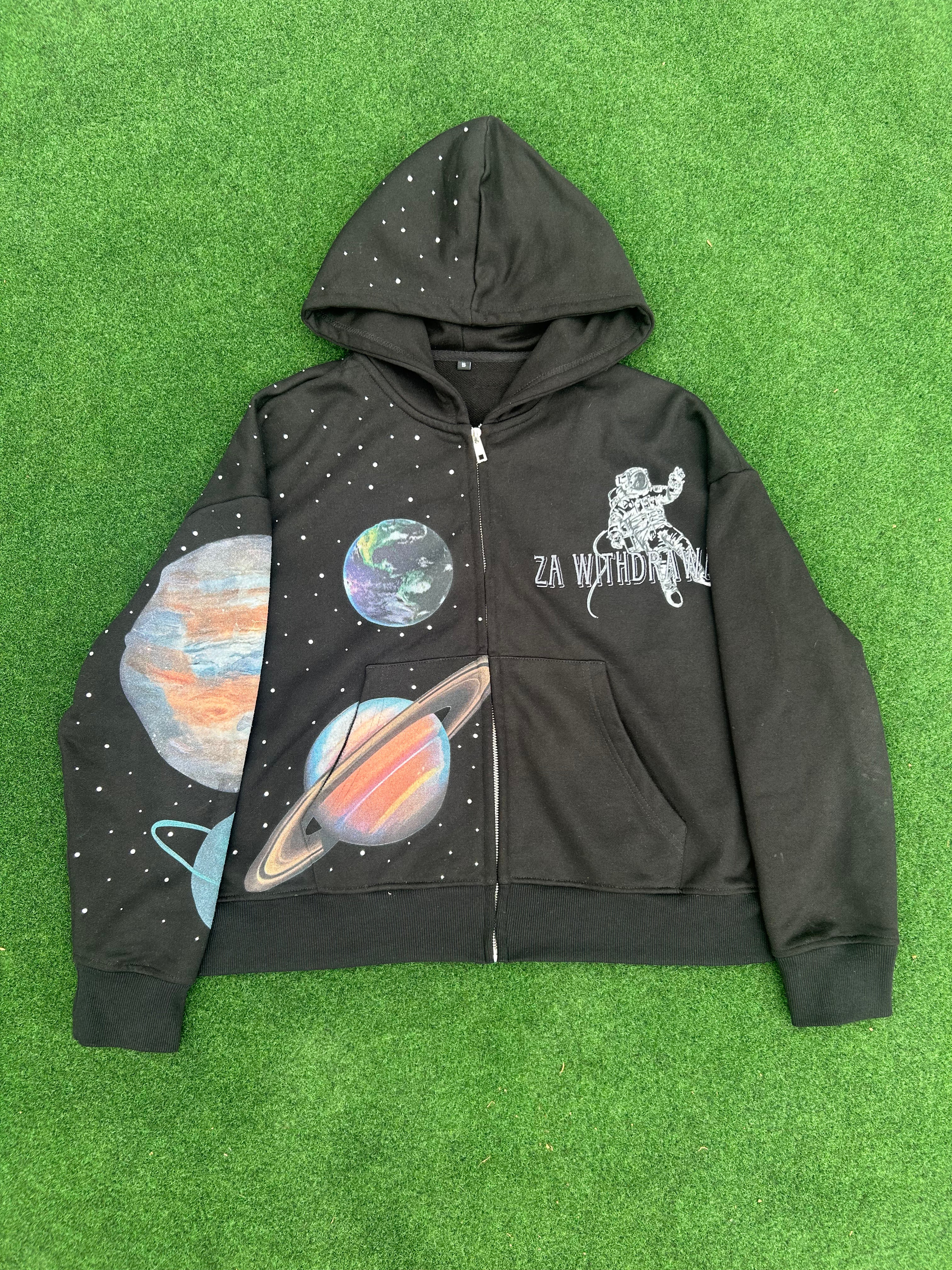 Za Withdrawals Zip Up Hoodie